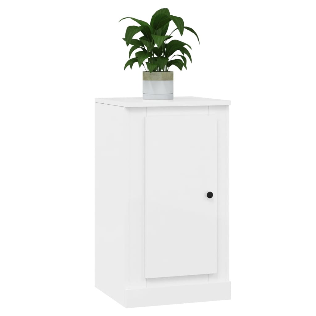 NNEVL Sideboards 2 pcs High Gloss White 37.5x35.5x67.5 cm Engineered Wood
